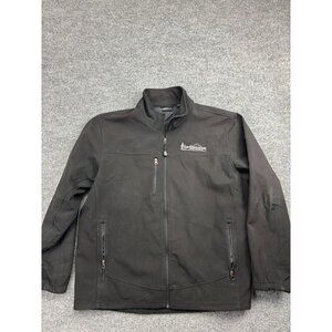 Dri Duck DDX Jacket Men's XL Black Full Zip Soft Shell Wind Proof Fleece Lined